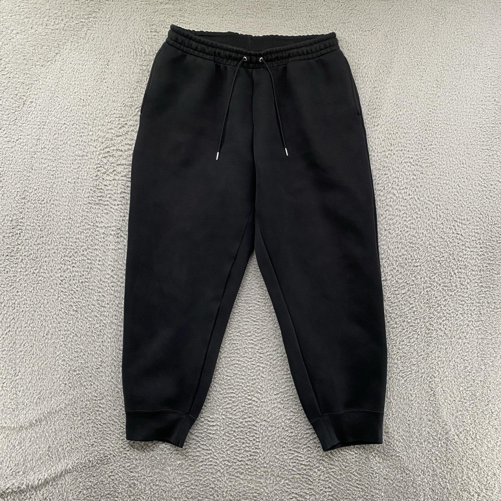 Nike Tech Reimagined Fleece Sweatpants Mens Large Black Lounge Gym Thick